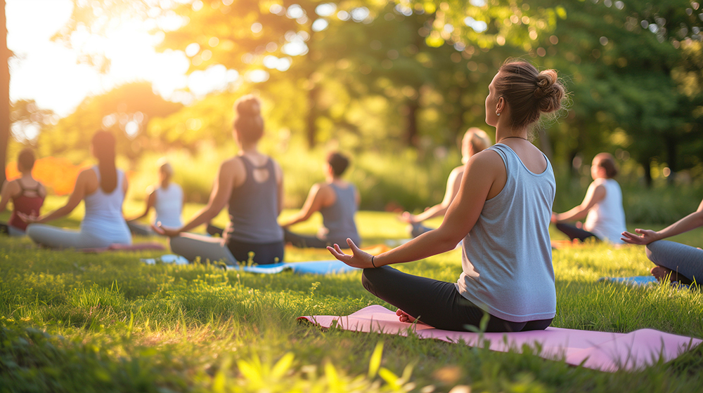 yoga camping de la tour